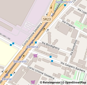 Mappa Via Bordighera, 10135 Torino TO, Italia (0.10769)