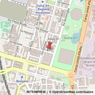 Mappa Via Testona, 23, 10100 Torino, Torino (Piemonte)