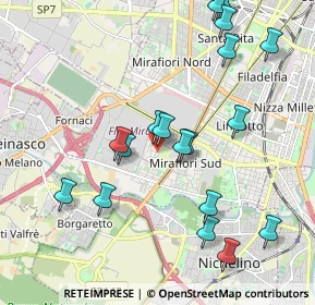 Mappa Via Front, 10135 Torino TO, Italia (2.15)