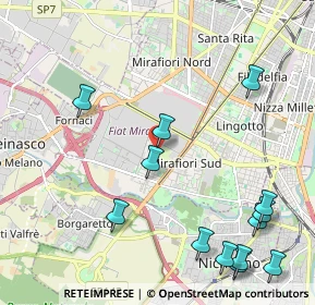 Mappa Via Front, 10135 Torino TO, Italia (2.71462)