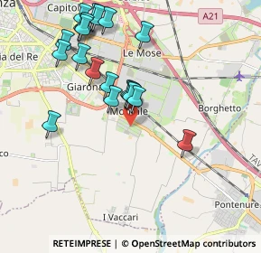 Mappa Via Giulio Milani, 29122 Piacenza PC, Italia (2.058)
