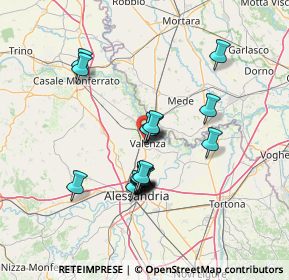 Mappa Via Marchese, 15048 Valenza AL, Italia (11.63263)