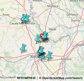 Mappa Via Marchese, 15048 Valenza AL, Italia (10.97875)