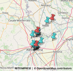 Mappa Via Marchese, 15048 Valenza AL, Italia (9.2355)