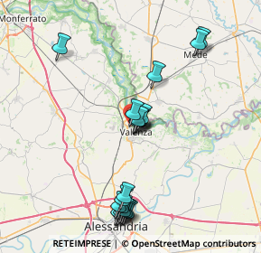 Mappa Via Marchese, 15048 Valenza AL, Italia (8.032)