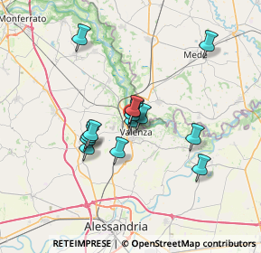 Mappa Via Marchese, 15048 Valenza AL, Italia (5.31214)