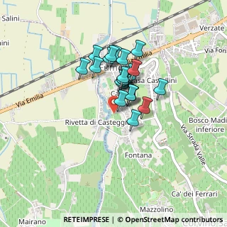 Mappa Via Guglielmo Marconi, 27050 Corvino San Quirico PV, Italia (0.28696)