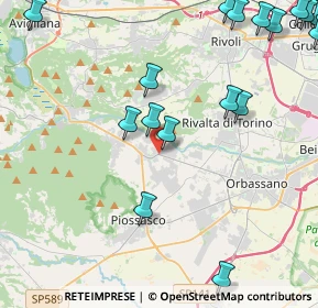 Mappa Via Musinè, 10090 Bruino TO, Italia (6.419)
