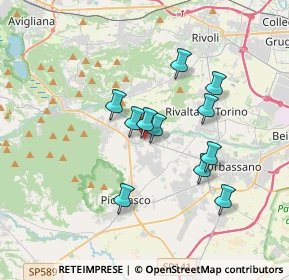 Mappa Via Musinè, 10090 Bruino TO, Italia (2.91727)