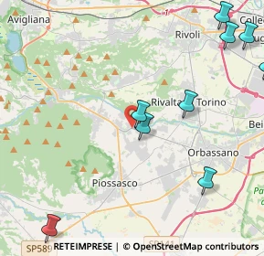 Mappa Via Musinè, 10090 Bruino TO, Italia (6.40333)