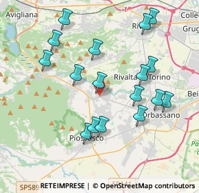 Mappa Via Musinè, 10090 Bruino TO, Italia (3.98176)