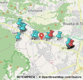Mappa Via Musinè, 10090 Bruino TO, Italia (2.073)