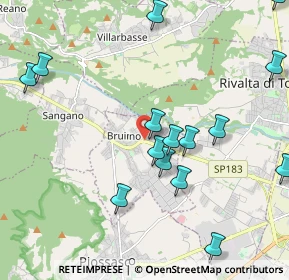 Mappa Via Musinè, 10090 Bruino TO, Italia (2.38067)
