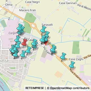 Mappa Via Eridania, 45035 Castelmassa RO, Italia (0.54815)