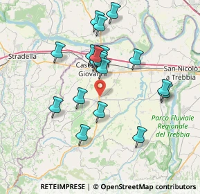 Mappa Str. Sarmato, 29011 Borgonovo Val Tidone PC, Italia (6.674)