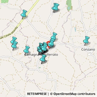 Mappa Via Casale, 15030 Camagna Monferrato AL, Italia (0.74)