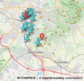 Mappa Strada Devalle, 10133 Torino TO, Italia (3.97615)