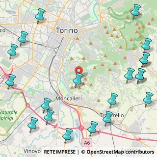 Mappa Strada Devalle, 10133 Torino TO, Italia (6.668)