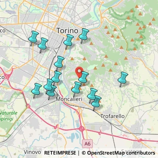 Mappa Strada Devalle, 10133 Torino TO, Italia (3.71857)