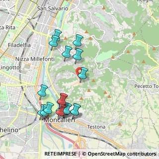 Mappa Strada Devalle, 10133 Torino TO, Italia (2.08222)