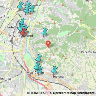 Mappa Strada Devalle, 10133 Torino TO, Italia (2.79067)