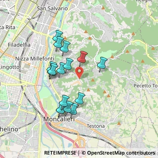 Mappa Strada Devalle, 10133 Torino TO, Italia (1.68875)