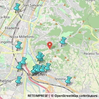 Mappa Strada Devalle, 10133 Torino TO, Italia (2.674)