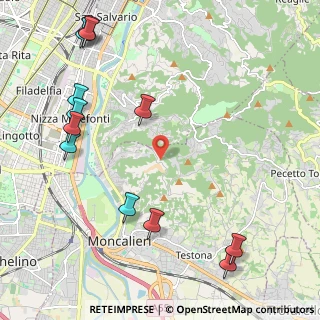 Mappa Strada Devalle, 10133 Torino TO, Italia (2.79833)