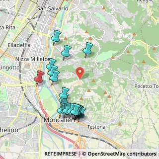 Mappa Strada Devalle, 10133 Torino TO, Italia (2.0185)