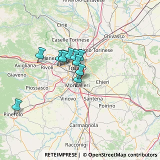 Mappa Strada Devalle, 10133 Torino TO, Italia (10.49636)