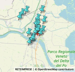 Mappa Piazza Garibaldi Giuseppe, 45014 Porto Viro RO, Italia (2.3035)