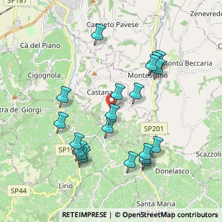 Mappa Via Costa, 27040 Castana PV, Italia (2.024)