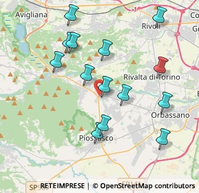 Mappa Via Roma, 10090 Bruino TO, Italia (3.89)