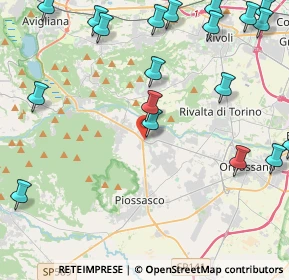 Mappa Via Roma, 10090 Bruino TO, Italia (6.0835)