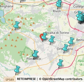 Mappa Via delle Acacie, 10090 Bruino TO, Italia (6.14)