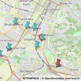 Mappa Via Valenza, 10127 Torino TO, Italia (2.81)
