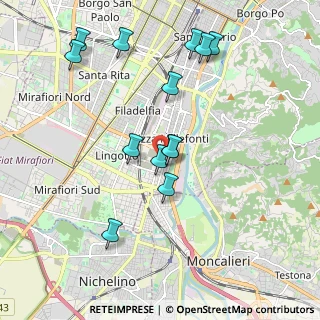 Mappa Via Valenza, 10127 Torino TO, Italia (1.98923)