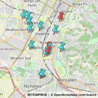 Mappa Via Valenza, 10127 Torino TO, Italia (1.955)