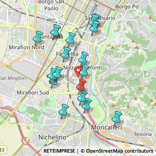Mappa Via Valenza, 10127 Torino TO, Italia (1.91667)