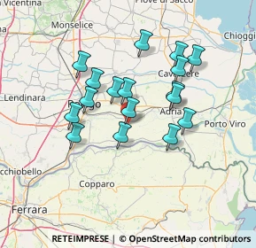 Mappa 45010 Gavello RO, Italia (11.91647)