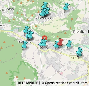 Mappa Via Villarbasse, 10090 Bruino TO, Italia (1.944)