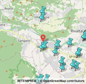 Mappa Via Villarbasse, 10090 Bruino TO, Italia (2.883)