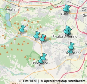 Mappa Via Villarbasse, 10090 Bruino TO, Italia (4.14167)