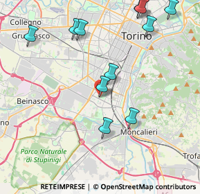 Mappa Viale Augusto Monti, 10135 Torino TO, Italia (4.69364)