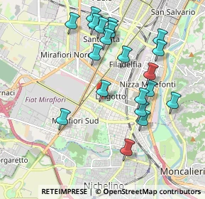 Mappa Viale Augusto Monti, 10135 Torino TO, Italia (1.9965)