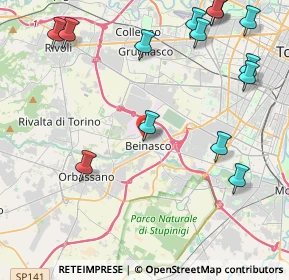 Mappa Via Silvio Pellico, 10092 Beinasco TO, Italia (5.515)