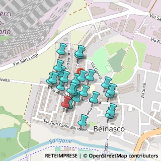 Mappa Via Silvio Pellico, 10092 Beinasco TO, Italia (0.172)