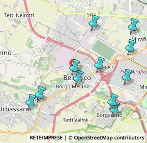 Mappa Via Silvio Pellico, 10092 Beinasco TO, Italia (2.33455)