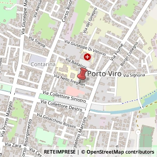 Mappa Via Fregnan Nello, 21, 45014 Porto Viro, Rovigo (Veneto)
