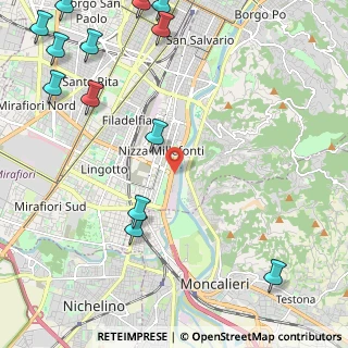 Mappa Campus ONU, 10127 Torino TO, Italia (3.26385)